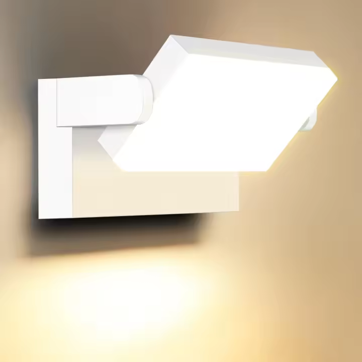 Apliques LED 60W Pared Exterior Interior 360 °   Rotación Negra Lámpara de Pared para Entrada Terraza Pasillo Focos LED Exterior 5000 Lumen Blanco Cálido 3000K Impermeable - 1