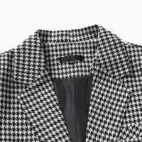 Chaqueta a cuadros para hombre, abrigo deportivo informal, chaquetas ajustadas, Traje a cuadros - details 3