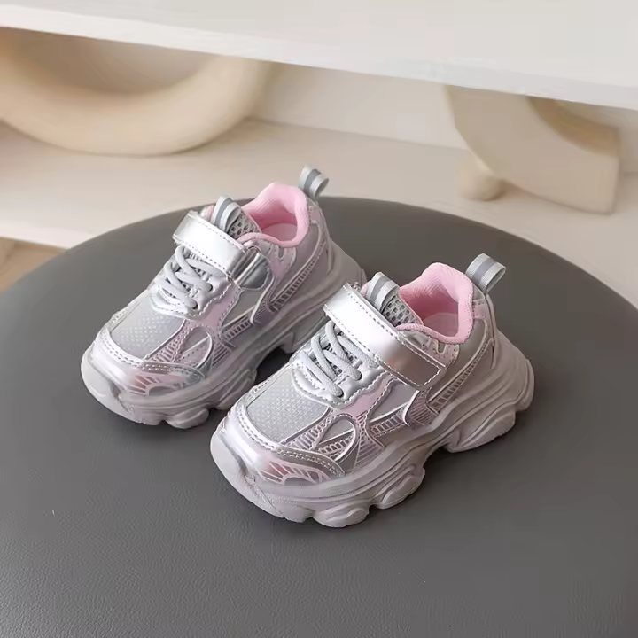 Zapatos deportivos para niños, primavera y otoño, versión coreana para niñas, para papá - 1