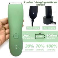 Afeitadora de pelo corporal para hombre, recortadora de bolas para ingle, púbico, cuchilla de cerámica reemplazable, Afeitadora eléctrica, Clippe impermeable - details 4