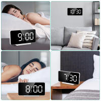 ORIA-reloj despertador inteligente Digital LED, cronógrafo electrónico de escritorio, despertador USB, despertador, decoración del hogar - details 1