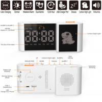 Reloj Despertador Digital Dual LED Ideal para Durmientes Función de Semana/Mañana Regulable - details 1