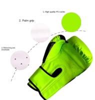 Guantes profesionales de PU para adultos y niños, Sanda, entrenamiento, Muay Thai, combate, Fiess Bo, deportes, Taekwondo, 6/12Oz - details 10