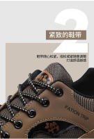Zapatos de senderismo para hombre antideslizantes, impermeables y resistentes al desgaste - details 5
