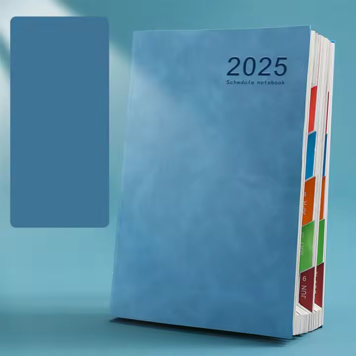 Agenda gruesa 2025 A5, cuaderno para hacer lista PU 2025, cuaderno planificador, diario, agenda diaria, Bloc de notas, oficina escolar - 1