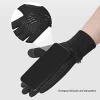Guantes de invierno cálidos multifunción, manoplas deportivas antideslizantes e impermeables, manoplas de conducción al aire libre a prueba de viento con dedos completos para senderismo - details 8