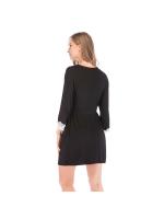 Batas para mujer Albornoz de punto Ropa de dormir suave y liviana hasta la rodilla con bolsillos Ropa de descanso S-XXL - details 16