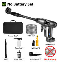 Limpiador Eléctrico de Alta Presión sin Escobillas NEWBENY 200Bar Herramienta de Limpieza de Coche y Jardín para Batería Makita 18V Velocidad No Carga 4100RPM - details 0