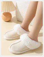 Zapatillas de algodón de piel de vellón muntjac de invierno - details 14