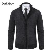 Cárdigans de otoño e invierno, suéteres con cuello levantado para hombre, suéteres de chenilla, prendas de vestir exteriores, ropa de hombre - details 1