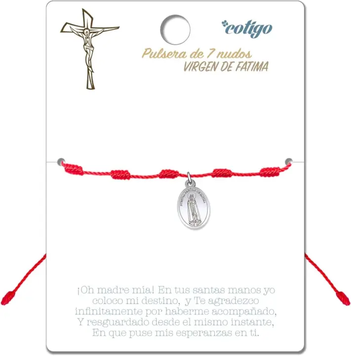 Pulsera de acero inoxidable con talismán amuleto de la suerte para parejas y amistad. - 1