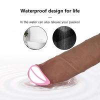 Leten Teléscopico Eléctrico Vibrador con Calor Silicona Realista Juguete Intimo para Mujeres - details 9