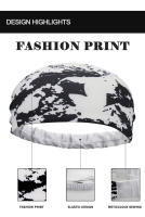 Diadema de Yoga colorida con Halo Dye, banda para el sudor deportiva suave y cómoda, banda para el sudor para correr y Fitness, 2024 - details 2