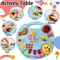 Juguetes Musicales Para Bebés, Mesa De Actividades, Juguetes Educativos Para Niños De 18 Meses A 2 Años - details 1