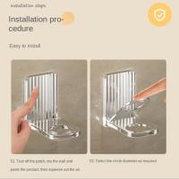 Estante para botellas de Gel de ducha montado en la pared, soporte para botellas de champú de acero inoxidable no oxidado, ajustable, negro/gris/blanco - details 9