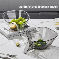 Embudo de cesta de drenaje para fregadero de cocina, cesta de lavado de verduras de gran capacidad para el hogar - details 4