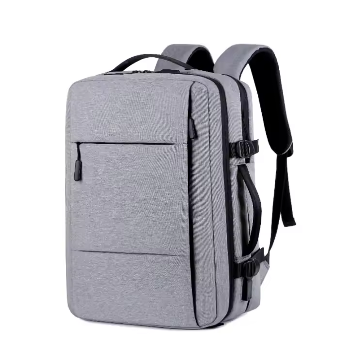 Mochila de viaje clásica para hombre, morral de negocios expandible con USB, bolsa de gran capacidad para ordenador portátil, im - 1