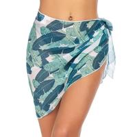 Conjunto de Bikini Transparente Pantalones Cortos Estampados para Mujer Traje de Baño - details 8