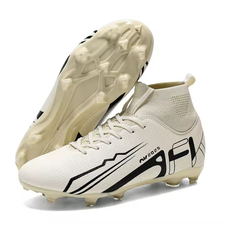 Zapatos de fútbol de caña alta para hombre y mujer de otoño TF spikes AG roto picos - 1