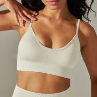 Hamidou-Sujetador deportivo de Yoga para mujer, Top Sexy, ropa interior transpirable, Fitness, Yoga, gimnasio - details 2