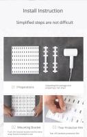 Organizador de pared de tablero de clavijas, pantalla de montaje, Kit de tablero de herramientas, estante de almacenamiento, estante de pared - details 21
