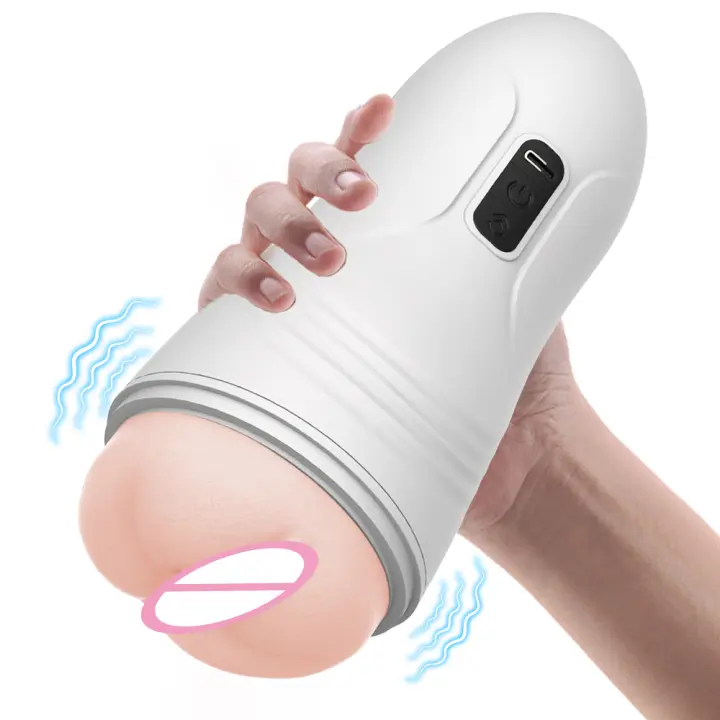 Mastubador masculino automático, máquina de vibración para mamada, Vaginia Real, bolsillo, pene, taza de masturbación Oral, juguete sexual para adultos para hombre - 1