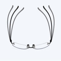 Gafas de sol fotocromáticas sin montura, lentes de lectura TR90 bifocales, templo elástico, cómodas, protección UV + 0,75 a + 4 - details 6
