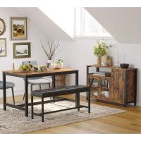 Muebles para Sala de Estar 3 Puertas Estilo Casa Campo Marrón Roble y Negro Tinta - details 11