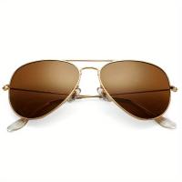 Gafas de sol clásicas Retro, Aviador con Marco de Metal y Lentes de Vidrio, para Hombres, Mujeres, Deportes al Aire Libre - details 8