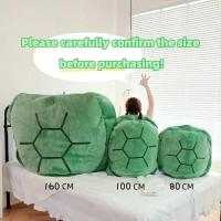 Cojín de Carcasa de Tortuga de Plush Gigante Almohada Creativa Suave para Adultos - details 2