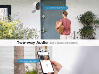 TMEZON-cámara de seguridad IP inalámbrica para exteriores, videocámara de 1080P con WIFI, batería recargable, Audio bidireccional, aplicación ICSEE de movimiento PIR - details 7