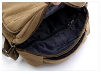 Bolso de hombro de lona para hombre, bandolera de lona de estilo coreano, para viajes de ocio al aire libre, bolso de hombro portátil - details 15