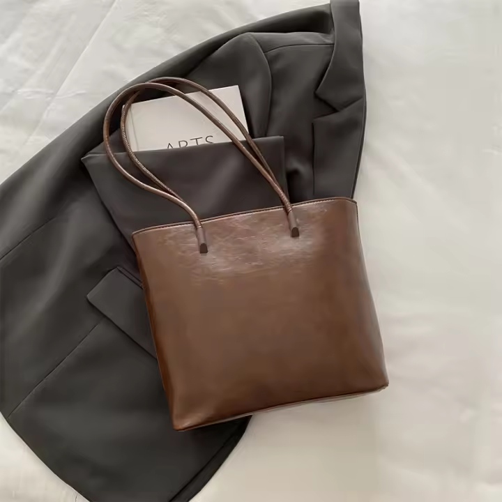 Bolso de moda para mujer, de gran capacidad, nuevo bolso de mano informal, retro, bolso de hombro para axilas - 1