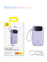 Baseus Q Power Bank Carga Rápida de 22.5W Capacidad de Batería de 20000mAh Diseño Compacto - details 19