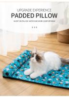 Cama de refrigeración para perros y gatos, alfombrilla antideslizante a prueba de humedad para dormir, sofá para perros pequeños y medianos - details 3