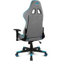 DR90 - Silla Gaming Profesional, Tejido Transpirable, reposabrazos 2D Acolchado, Base Nylon Reforzado, pistón Clase 4, cojín Lumbar y Cervical, Color Gris/Blanco - details 19