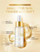 Serums Faciales de Caracol de Oro 24k para Mujer, Filtrado de Secreción de Caracol, Cara Ácido Hialurónico Suero Hidratante Colágeno Esencia, Reduce el Envejecimiento, Suaviza las Arrugas, Reafirma, para Promover la Absorción Suero Hidratante Profundament - details 1