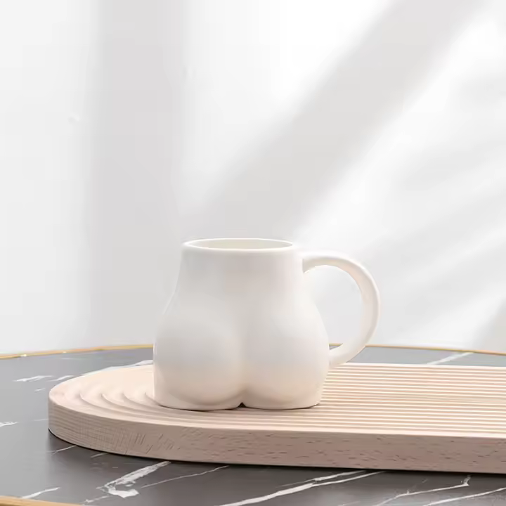 Taza nórdica creativa a tope taza de cerámica taza de café personalizada desayuno taza de leche taza de agua de oficina taza de pareja - 1