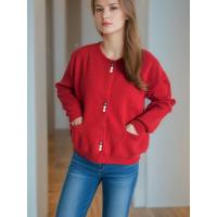 Suéteres de punto holgados de estilo coreano con cuello redondo para mujer, novedad de otoño 2024 - details 7