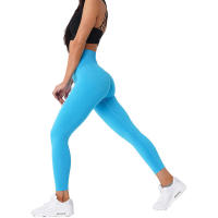 Lycra sin costuras para mujer, pantalones cortos elásticos Fiess, transpirables, para ocio y deportes - details 5