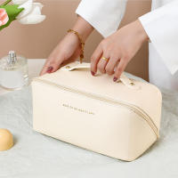 Neceser cosméticos de viaje de CUELO SINTÉTICO gran capacidad, MEJORADA,estuche de maquillaje portátil para mujer, organizador de artículos de tocador multifuncional impermeable - details 8