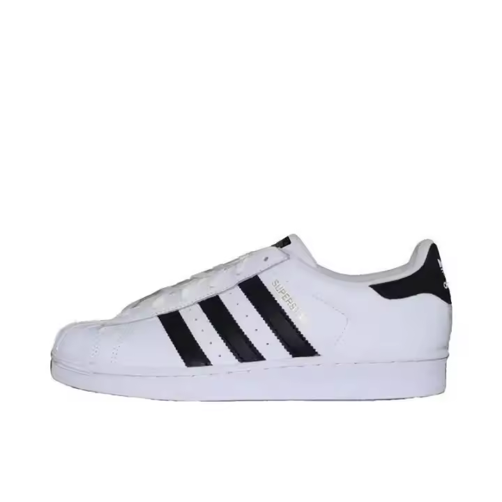 Leten Originals Superstar-zapatos de tabla para hombre y mujer, zapatillas clásicas antideslizantes, cómodas, informales, blancas, calcomanía Unisex - 1