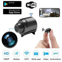 Cámara de seguridad inalámbrica para interiores alimentación USB 1080P con batería de respaldo  detección de movimiento visión nocturna cámara de vigilancia WiFi para el hogar - details 5