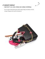 2025 Nuevo bolso de mano en forma de V del Himalaya: bolso bandolera con textura premium para mujer, bolso de diseñador de moda Mochila de lujo de alta gama - details 3