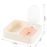 Dispensador de agua de comida de Gato de plástico, gran capacidad, desmontable, botella de fuente para mascotas, cuenco portátil engrosado - details 0