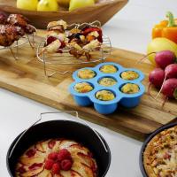 Juego de Utensilios de Cocina de Acero Inoxidable de 6 Piezas Molde para Hornear Pasteles y Pizzas - details 10