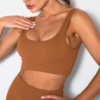 Hamidou-Sujetador deportivo Sexy para mujer, sostén de belleza para espalda, entrenamiento, correr, Fitness, Yoga - details 16