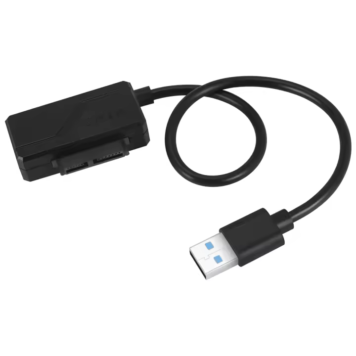 Cable adaptador convertidor USB 2,0 a Mini Sata II 7 + 6 De 13 pines para ordenador portátil, CD/DVD ROM, unidad Slimline - 1