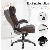 Silla de Oficina Ejecutiva Ergonómica Altura Ajustable, Resalto Alto, Brazos, Ruedas, Negro - details 20