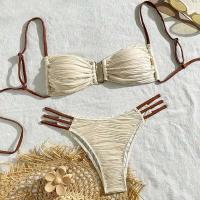Nuevo bikini sexy 2025, traje de baño de tres piezas de playa push-pull para mujer, conjunto de bikini brasileño, traje de baño para piscina - details 6